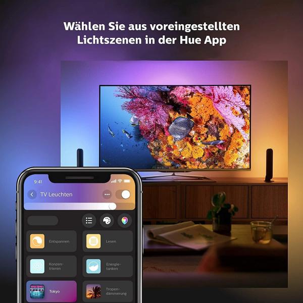 Philips Hue Play Lightbar Doppel Pack - Schwarz Bild 12