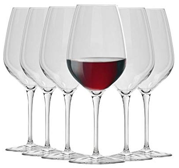 Bormioli Rocco 365742GRP021990 InAlto Tre Sensi Weinglas, groß, 6 Stück, transparent