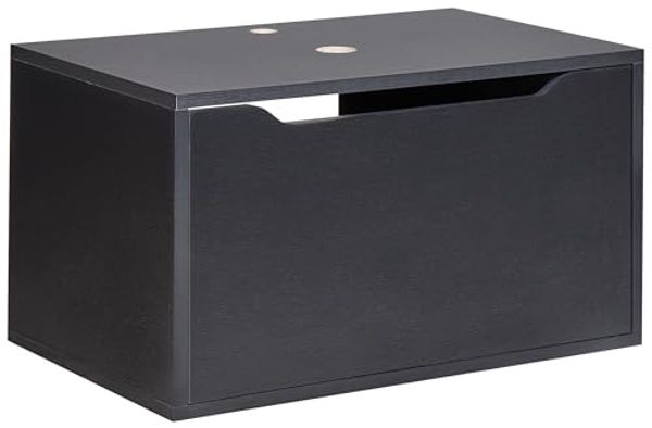 Wandmontierter Waschbeckenunterschrank PETROLINA 60 cm Schwarz