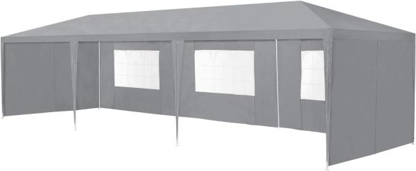 Pavillon Wedau 900x300x255 cm Dunkelgrau casa. pro