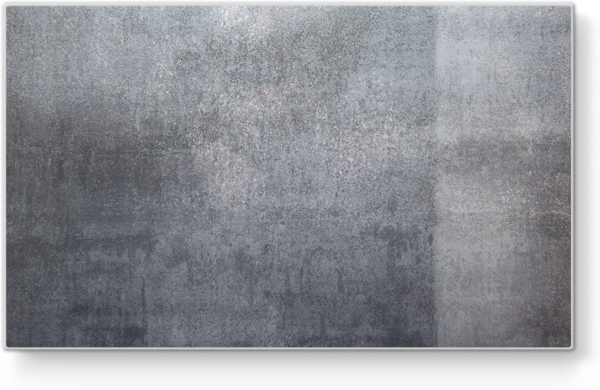 DEQORI Schneidebrett 'Raue Metalloberfläche', Glas, Platte Frühstücksbrett Schneideplatte