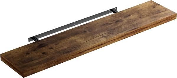 Casaria Wandboard, mit Halterung 50-110 cm Schwebend 15kg Tragkraft Küche Wohnzimmer