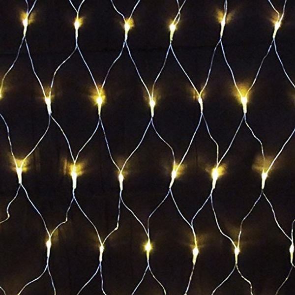 Mojawo Lichtervorhang 240er LED-Lichternetz warmweiß