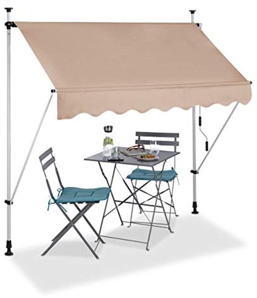 Klemmmarkise beige