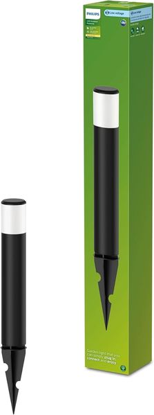 Philips Purex Sockel-/Wegeleuchte 1 5 W Außen-Bodenbeleuchtung Schwarz Aluminium Kunststoff IP44 Garten III
