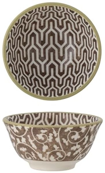 CREATIVE COLLECTION Maple Schale Braun Steingut