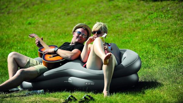 Easy Camp 300047 Einzelstuhl Grau PVC 850 mm 850 mm 530 mm Bild 2