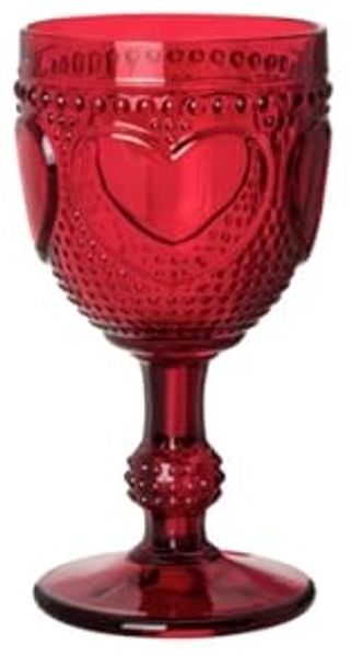 Hutschenreuther Glas Christmas Love Glas rot Kelchglas, Glas