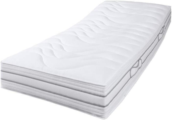 Tonnentaschenfederkern Matratze bis 160 kg 19 cm TTFK f.a.n. Medisan XXL 1.000 T 90x200 cm-H4=sehr fest