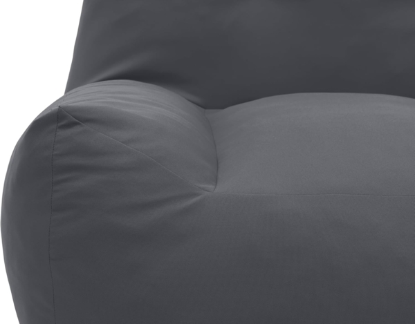 DOMO. collection Outdoor Sessel Norderney, Gartensessel, Outdoorsofa, Gartenmöbel, Polstersessel wetterfest, 114 x 105 x 78 cm (BxTxH), dunkelgrau Bild 7