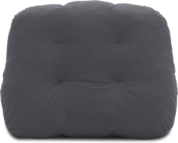 DOMO. collection Outdoor Sessel Norderney, Gartensessel, Outdoorsofa, Gartenmöbel, Polstersessel wetterfest, 114 x 105 x 78 cm (BxTxH), dunkelgrau Bild 4