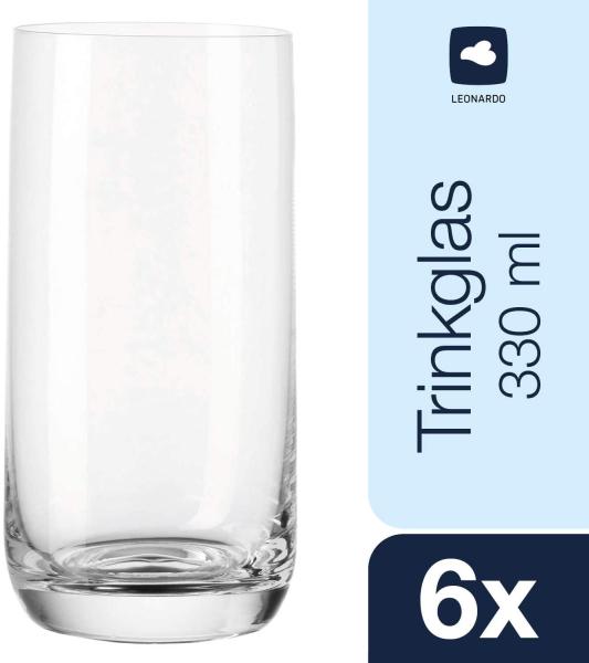 Leonardo DAILY Trinkglas groß 230ml 6er Set Bild 2