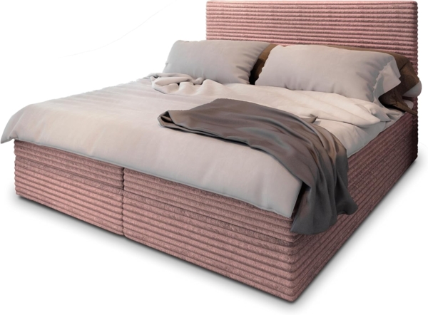 Masseno Boxbett PISA 160x200 cm mit Bonell Matratze und Topper