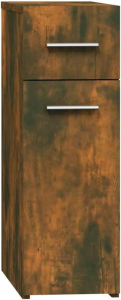 vidaXL Apothekerschrank Räuchereiche 20x45,5x60 cm Holzwerkstoff 815864