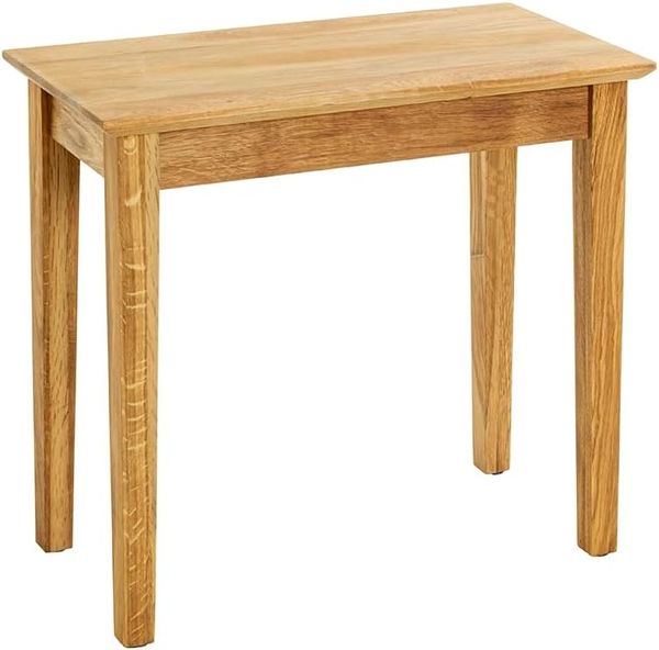 HAKU Möbel Beistelltisch, Eiche, Massivholz - Maße: B 56 x H 52 x T 30 cm, Style: Traditional