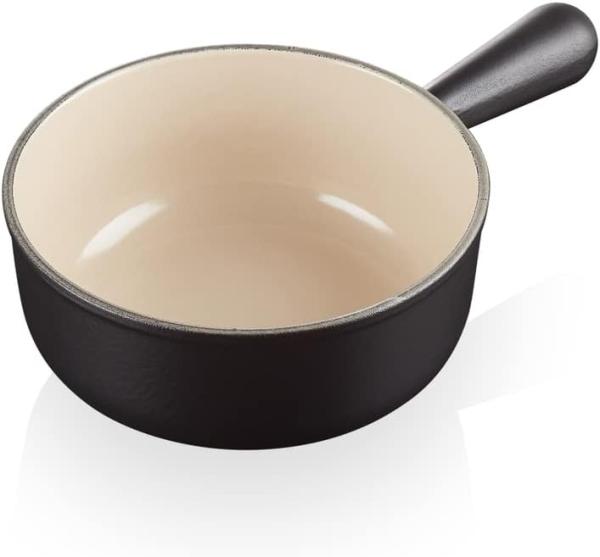 Le Creuset Caquelon 22 cm Schwarz