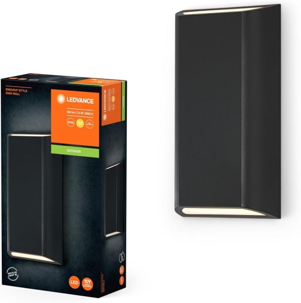 LEDVANCE Endura Style IP65 Wandleuchte Dunkelgrau