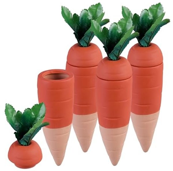 Relaxdays Tonkegel Karotte im 4er Set