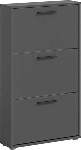 Schuhkipper >See< in Anthrazit, Melaminbeschichtet - 59x103x17cm (BxHxT)