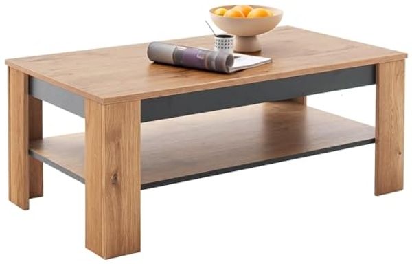 Lomadox Couchtisch GIUSTINO-06, 115x65 cm, Eiche teilmassiv geölt