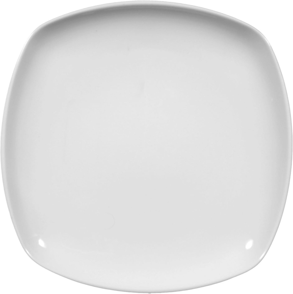 Seltmann Weiden Geschirr-Set Teller flach eckig 20 cm Lido weiss uni 00003 von Seltmann Weiden, Porzellan