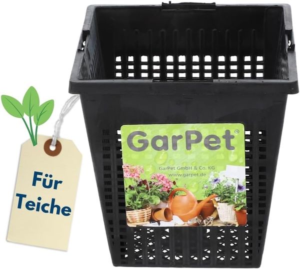 GarPet Pflanzschale Pflanzkörbe Körbe Wasserpflanzen Teichpflanzkorb Pflanzkorb Seerosen