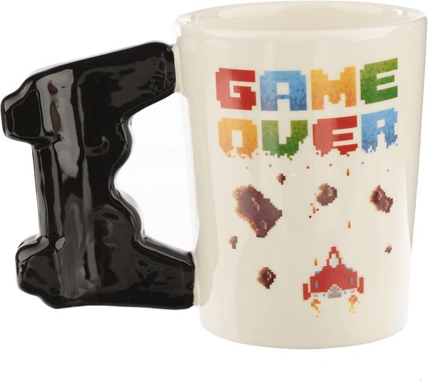 Puckator Tasse Controller Tasse Game Over mit 3D Controller am Henkel, 100% Keramik Bild 4