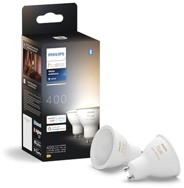Philips Hue White Ambiance GU10 Doppelpack 2x350lm.