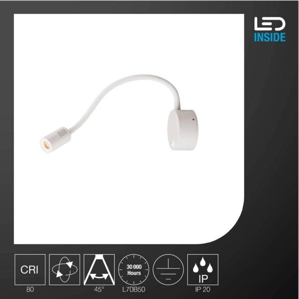 SLV No. 1002117 DIO FLEX PLATE WL LED Indoor Displayleuchte weiß 2700K Bild 8