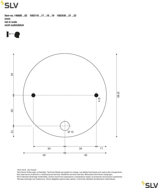 SLV No. 1002117 DIO FLEX PLATE WL LED Indoor Displayleuchte weiß 2700K Bild 4