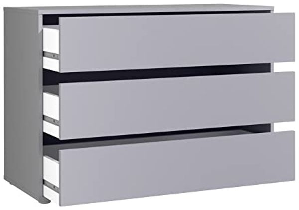 FORTE Extras Robes/Kds Schubkastenblock, Holzwerkstoff, Grau, 98,7 x 70,6 x 39,6 cm Bild 5