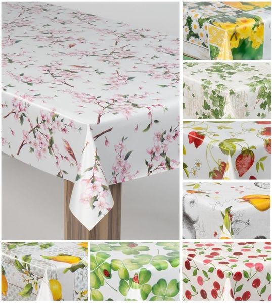 laro Tischdecke laro Wachstuch-Tischdecke Wachstischdecke Gartentischdecke