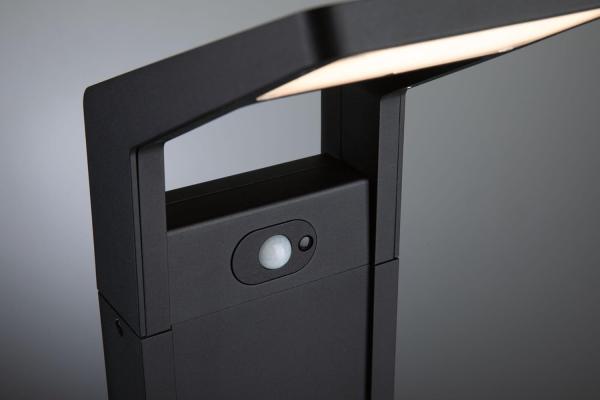 Paulmann 94860 LED Pollerleuchte Juntea Bewegungsmelder Anthrazit IP44 3000K Bild 11