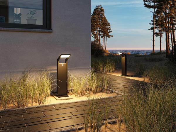Paulmann 94860 LED Pollerleuchte Juntea Bewegungsmelder Anthrazit IP44 3000K Bild 10