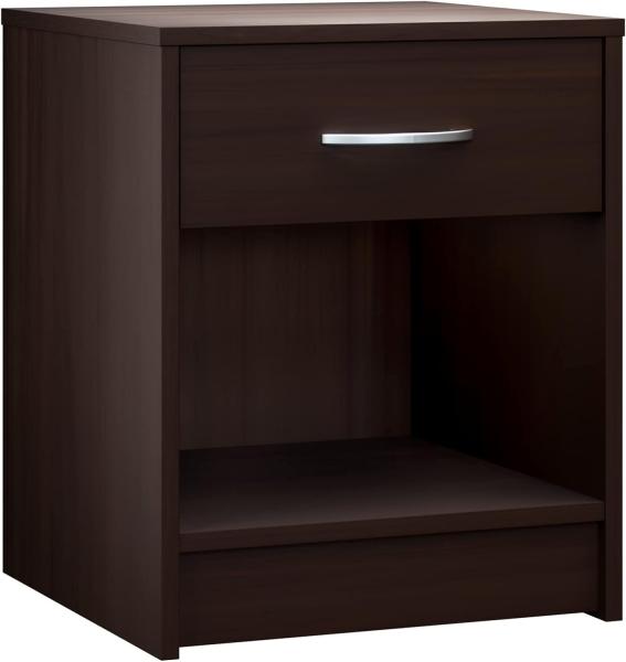 CASARIA® Nachttisch mit Schublade 50cm Wenge