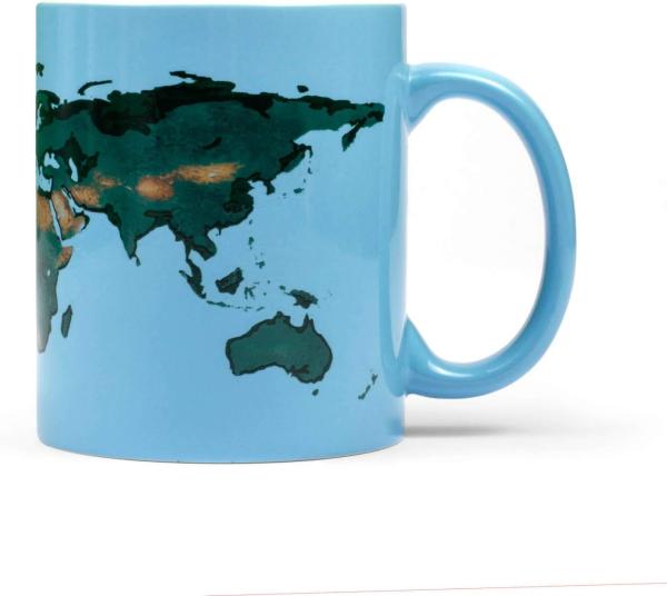 Thumbs Up glowrmug die Tasse Globale Erwärmung, Keramik, Blau, 11 x 9 x 8 cm Bild 1