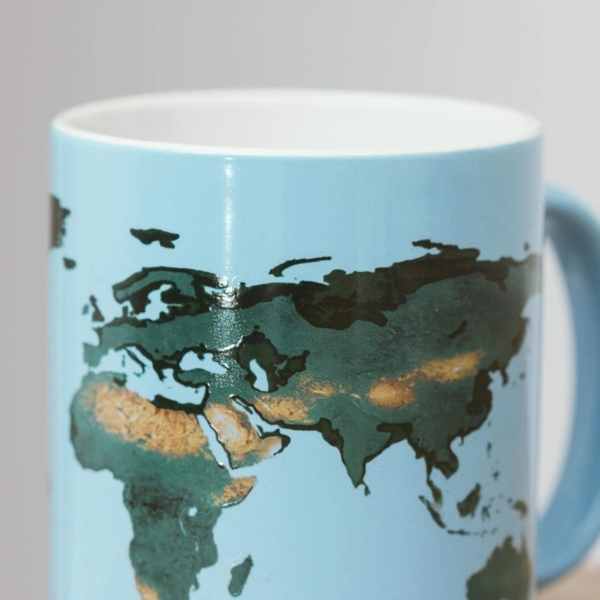 Thumbs Up glowrmug die Tasse Globale Erwärmung, Keramik, Blau, 11 x 9 x 8 cm Bild 4