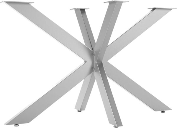 SO-TECH® Tischgestell SPIDER Schwerlast Tischbeine Tischfüße, einfache Montage, für Esstisch, echt Edelstahl, H 710 x B 680 x L 1200 mm