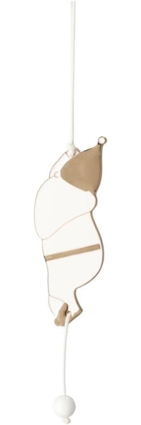 Räder Anhänger Santa ist unterwegs L. 10cm B. 2,5cm