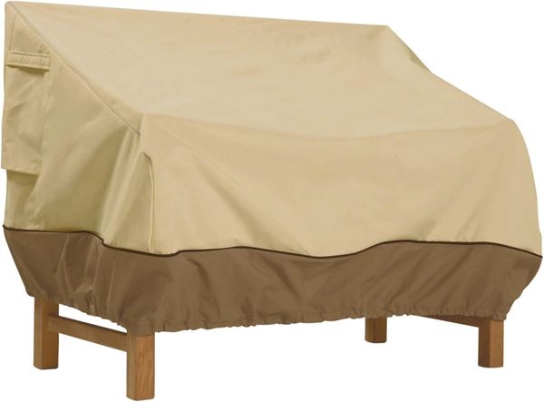 Classic Accessories Veranda Haltbare Möbelabdeckung für Gartensofa, Gartensofa-Schutzhülle S