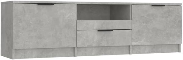 vidaXL TV-Schrank Betongrau 140x35x40 cm Holzwerkstoff 811452