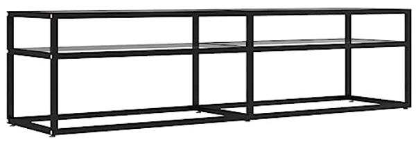 vidaXL TV-Schrank Transparent 160x40x40,5 cm Hartglas 331718
