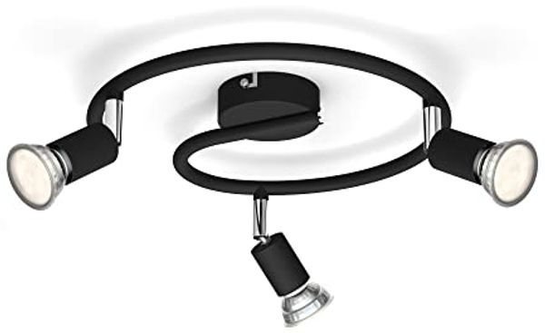 Philips Aufbauspot Strahler Oberflächenbeleuchtung GU10 3 Glühbirne(n) 220-240 V Schwarz