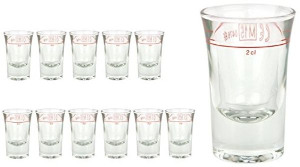 12er Set Schnapsgläser Stamper Dublino 2cl