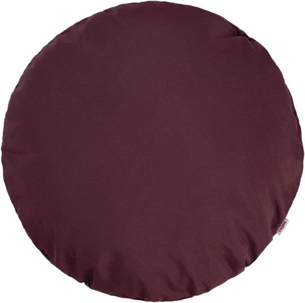 Kissenhülle rund ca. 60 cm Ø sukkulenten-violet Begleiter beties "Wunschton"