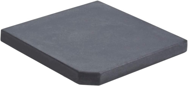 vidaXL Sonnenschirm-Gewichtsplatte Schwarz Granit Quadratisch 25 kg 313669