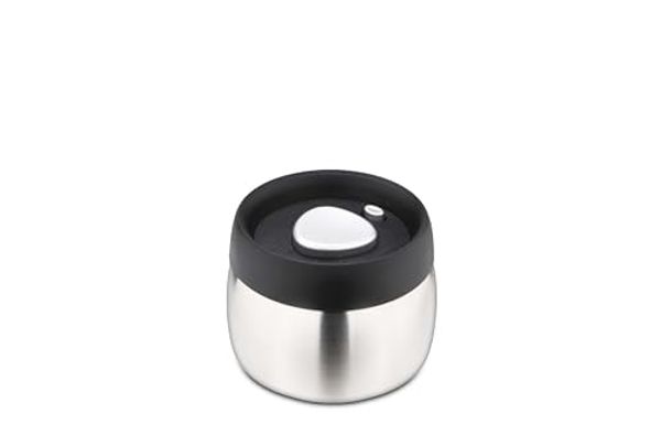 Weis 15970 Edelstahl Vorratsdose mit Vakuumierfunktion 450ml