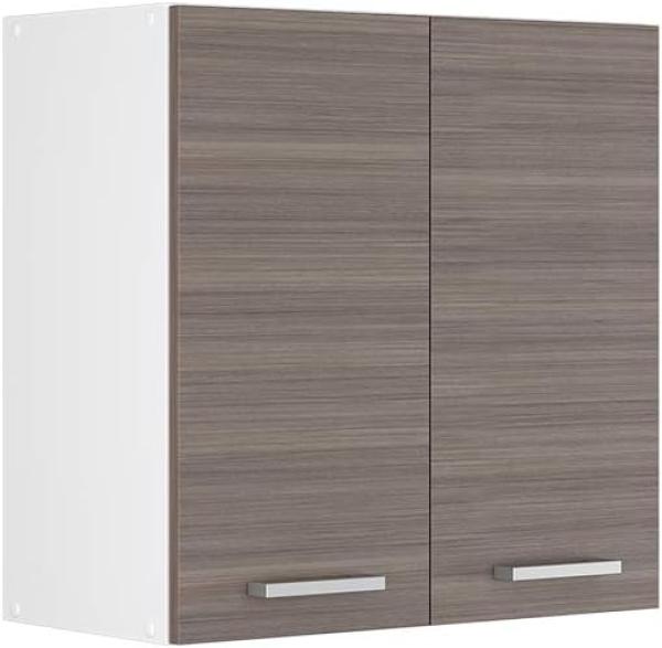 Vicco Küchenschrank R-Line Hängeschrank Unterschrank Küchenzeile Küchenunterschrank Arbeitsplatte, Möbel verfügbar in anthrazit und weiß (edelgrau ohne Arbeitsplatte, Hängeschrank 60 cm)