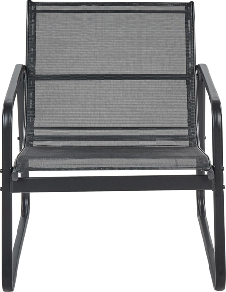 Lounge Set BARREA Metall Schwarz Bild 5