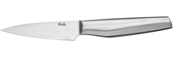 Fissler Schälmesser Essential, handlich, Halbkropf, gerade Schneide, gewölbter Klingenrücken